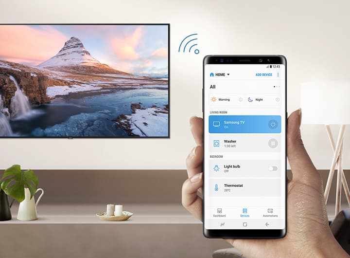 how to link samsung tv to iphone