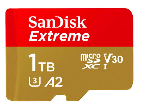 Extreme 1TB microSDXC UHS-I Memory Card from SanDisk