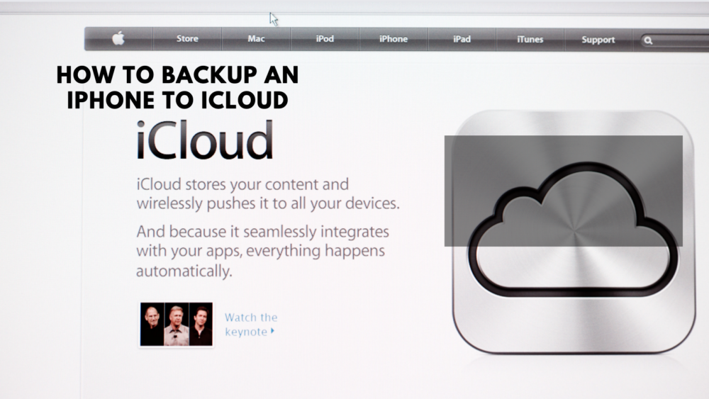 How to Backup an iPhone to iCloud