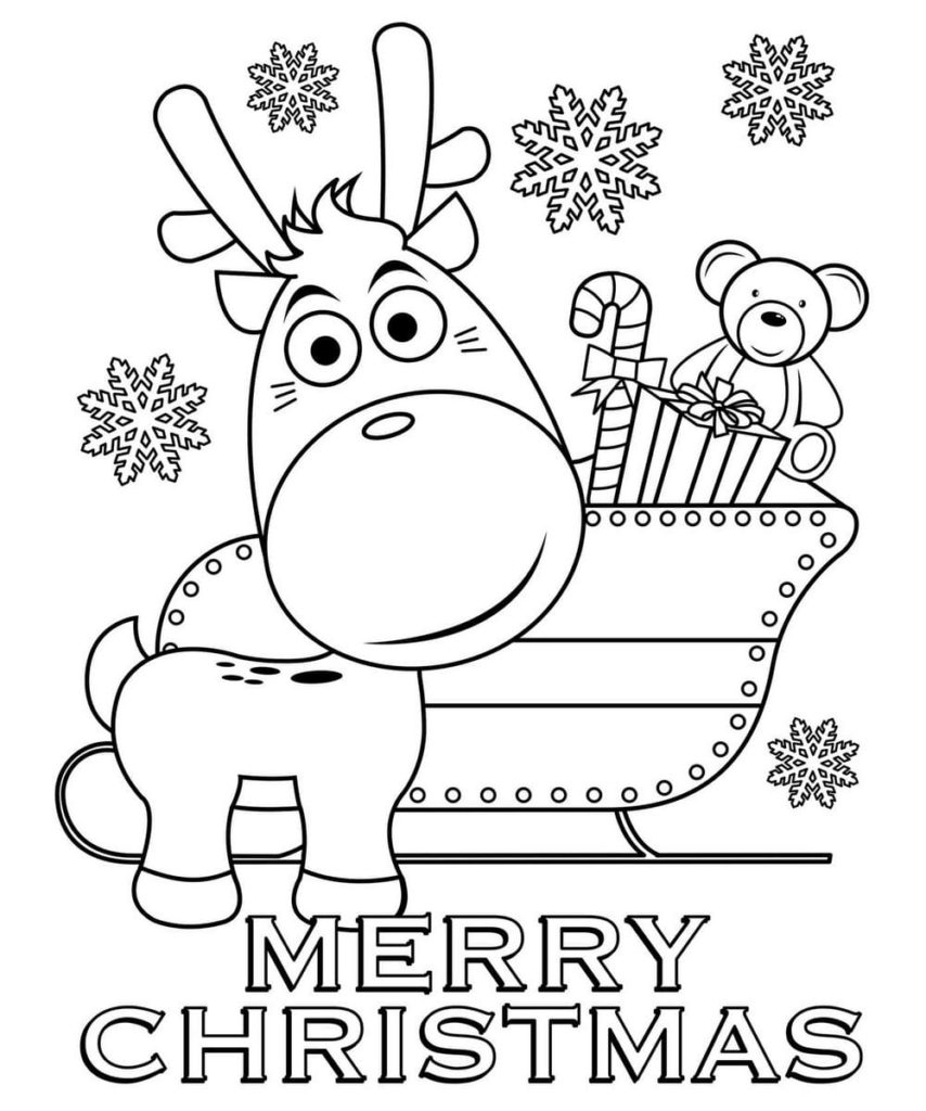 Cute Christmas Coloring Pages | Kids Coloring Pages