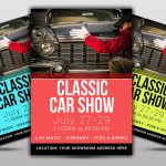 classic car show flyers