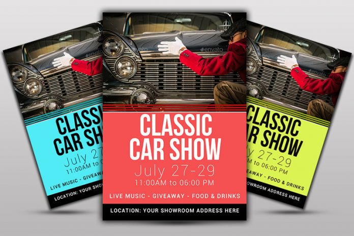 classic car show flyers