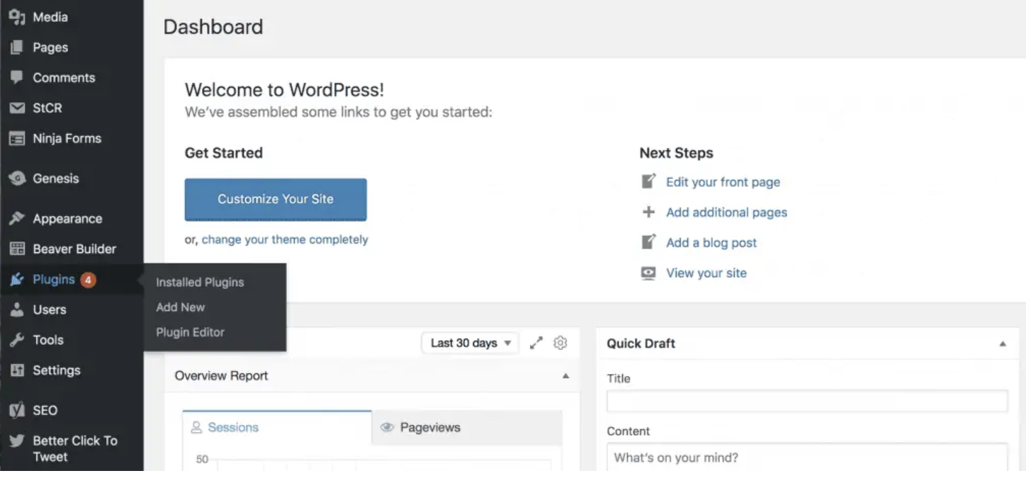 How to Fix ‘Add New Plugin Menu Not Showing’ In WordPress