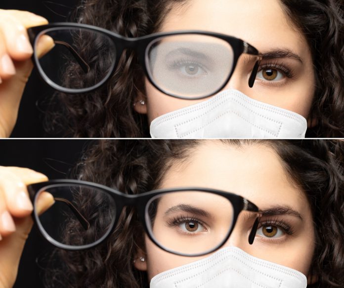 anti-fog safety glasses