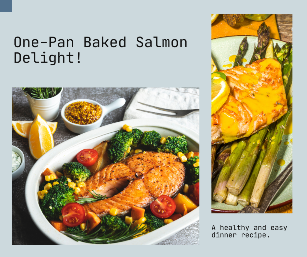 One-Pan Baked Salmon with Asparagus